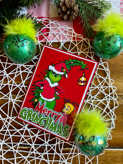 Grinchmas Christmas Card 