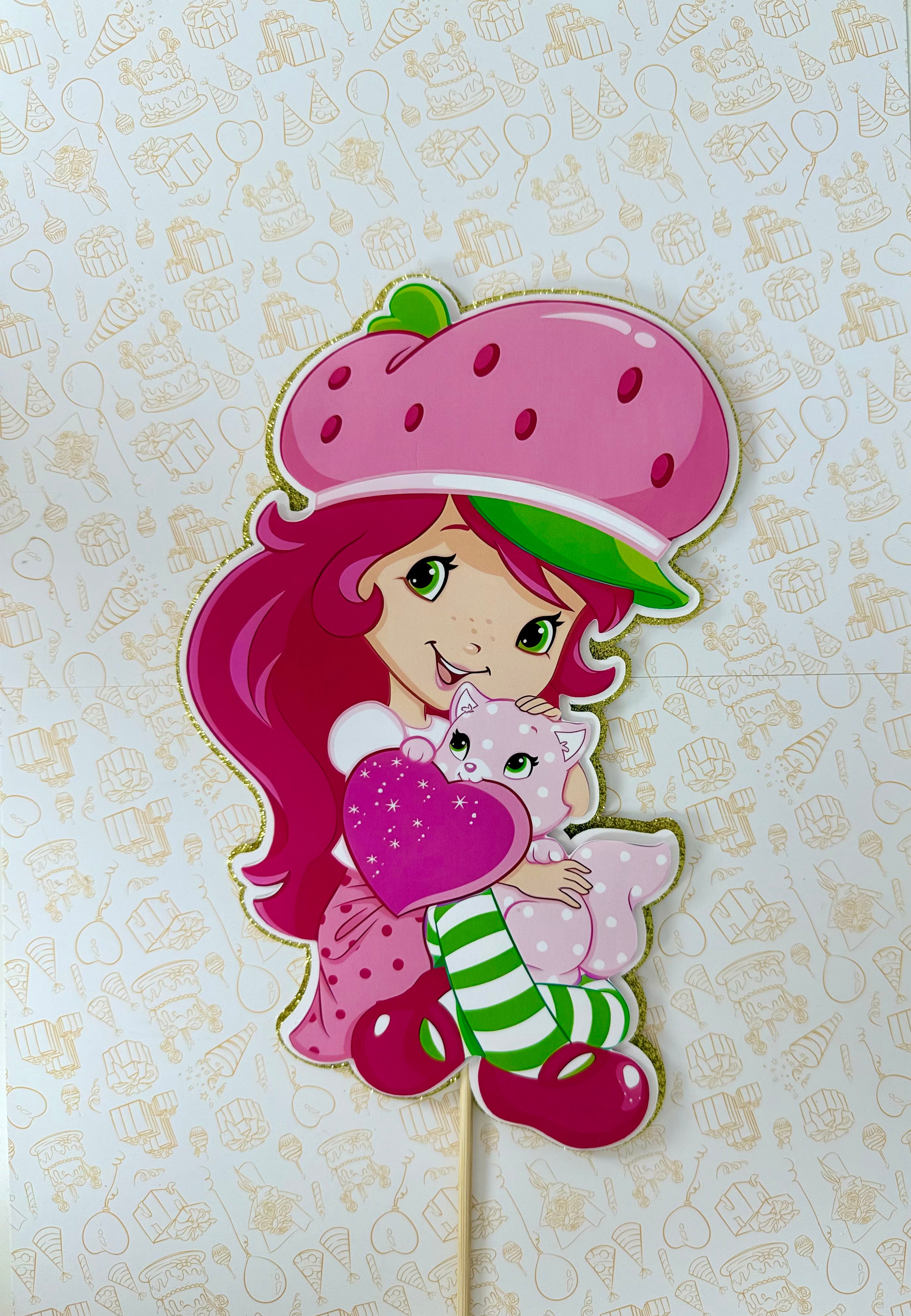 Strawberry shortcake centerpieces 