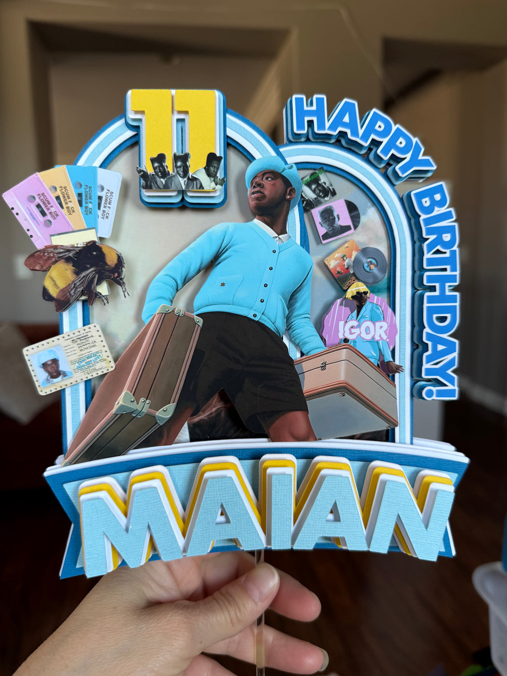 TYLER THE CREATOR CAKE TOPPER