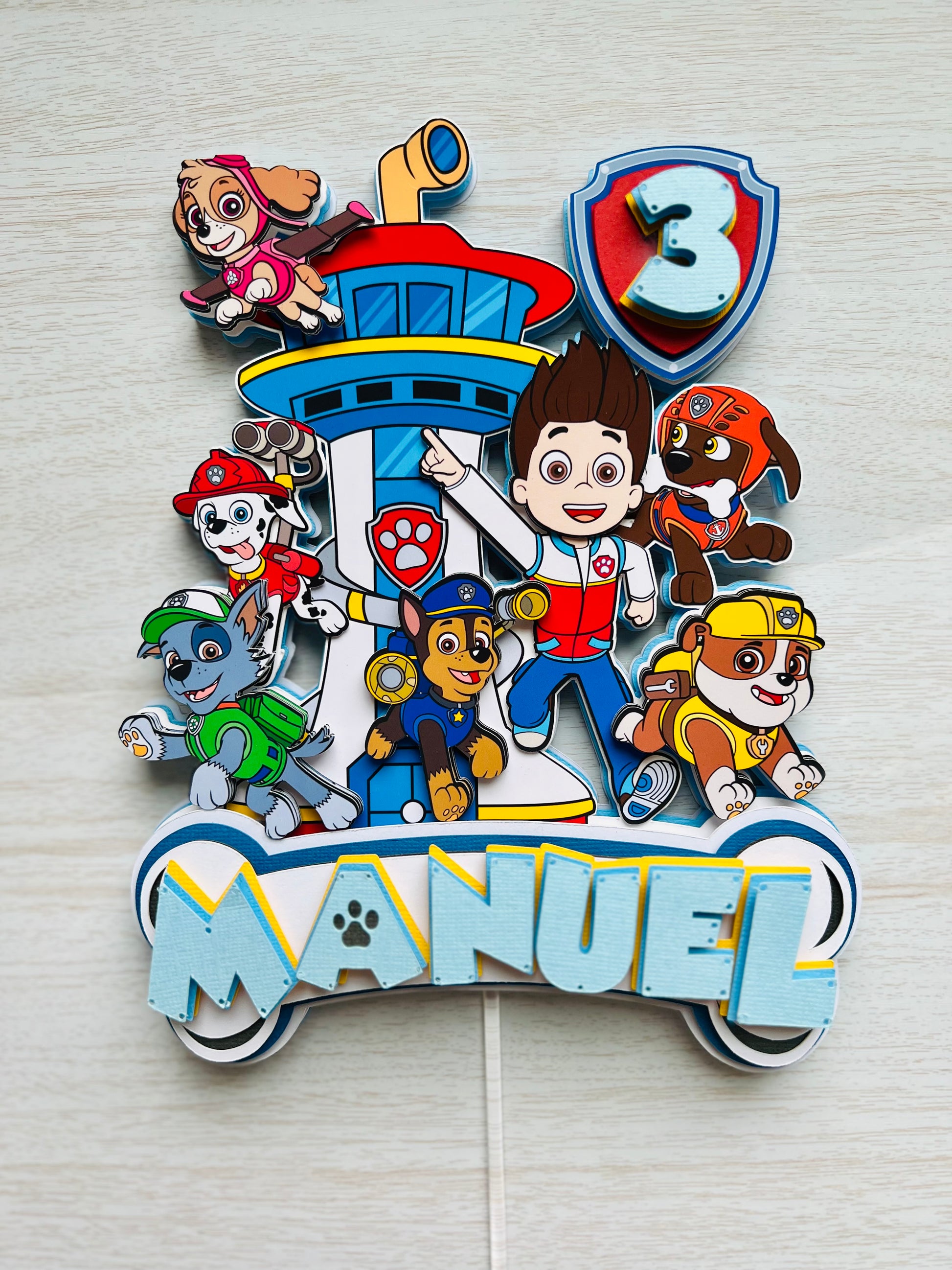 Paw Patrol Cake Topper