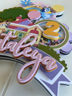 Bluey cake topper