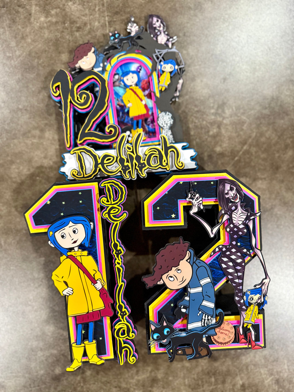 Coraline 3D Numbers