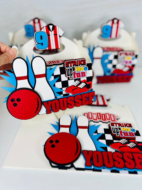 Bowling Favor boxes