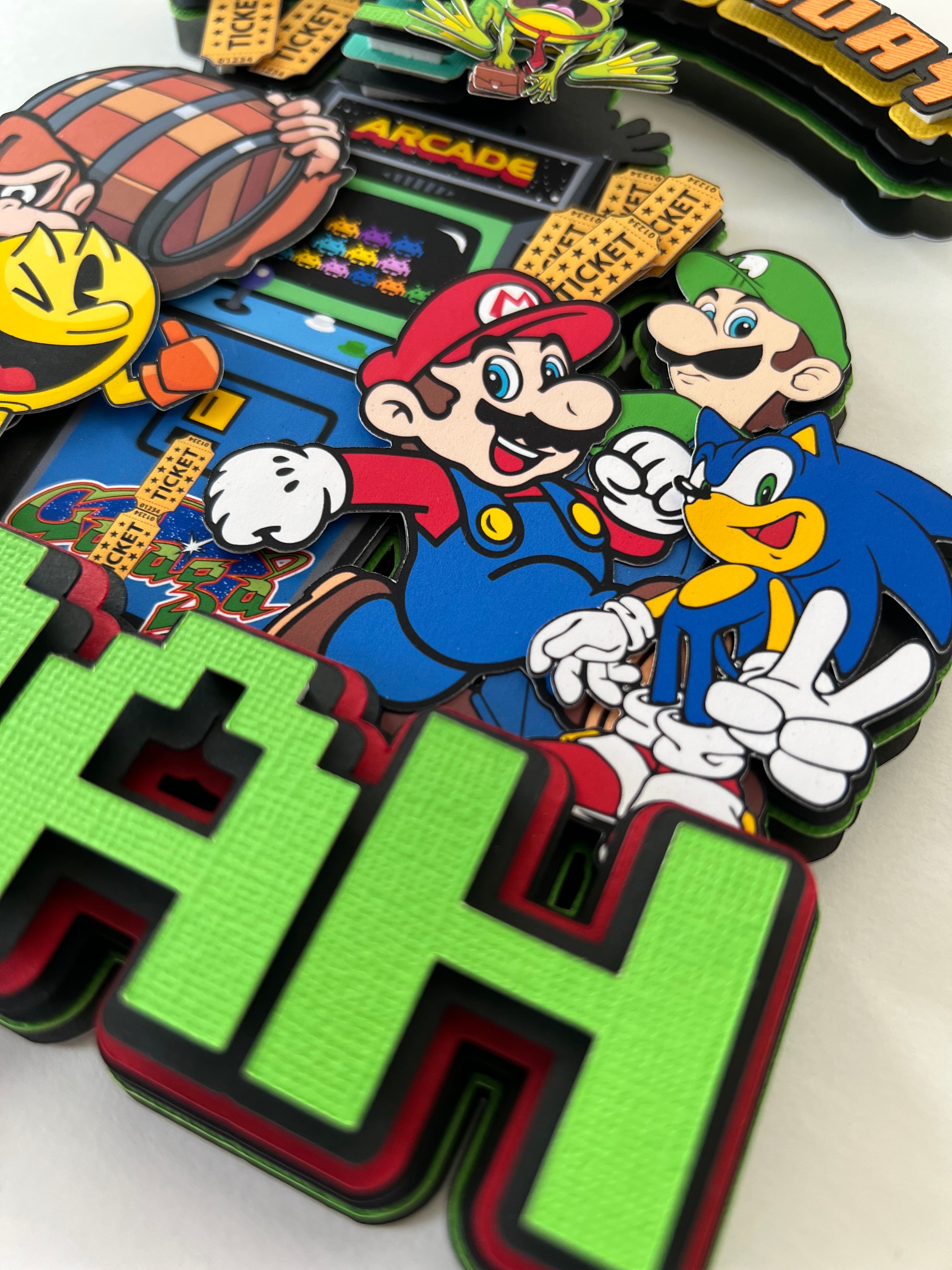 Arcade Cake Topper