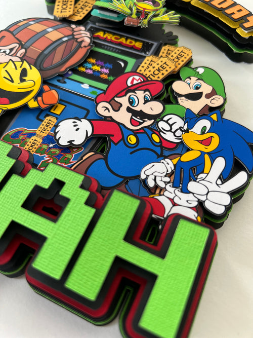 Arcade Cake Topper