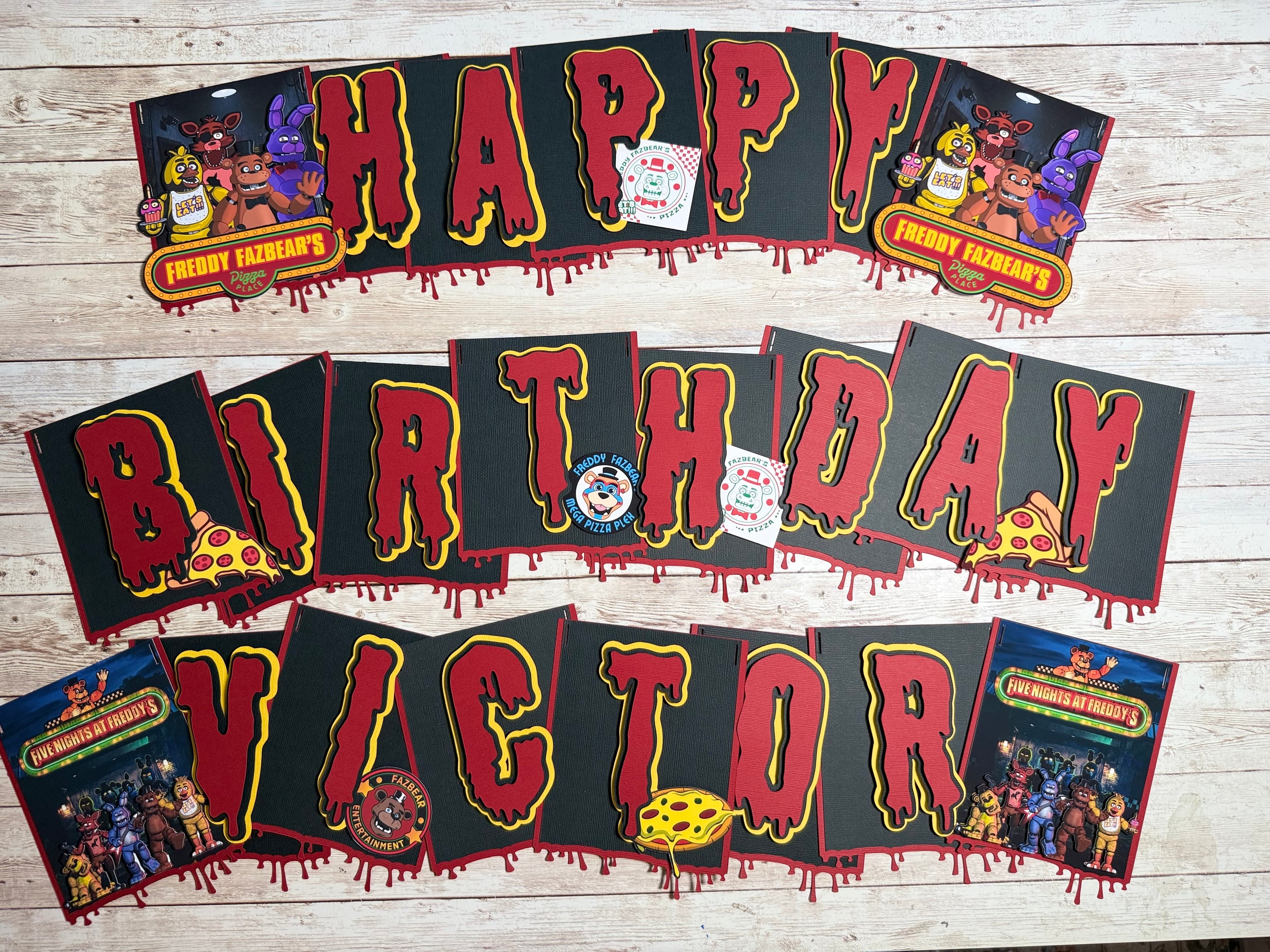 FREDDYS BIRTHDAY BANNER