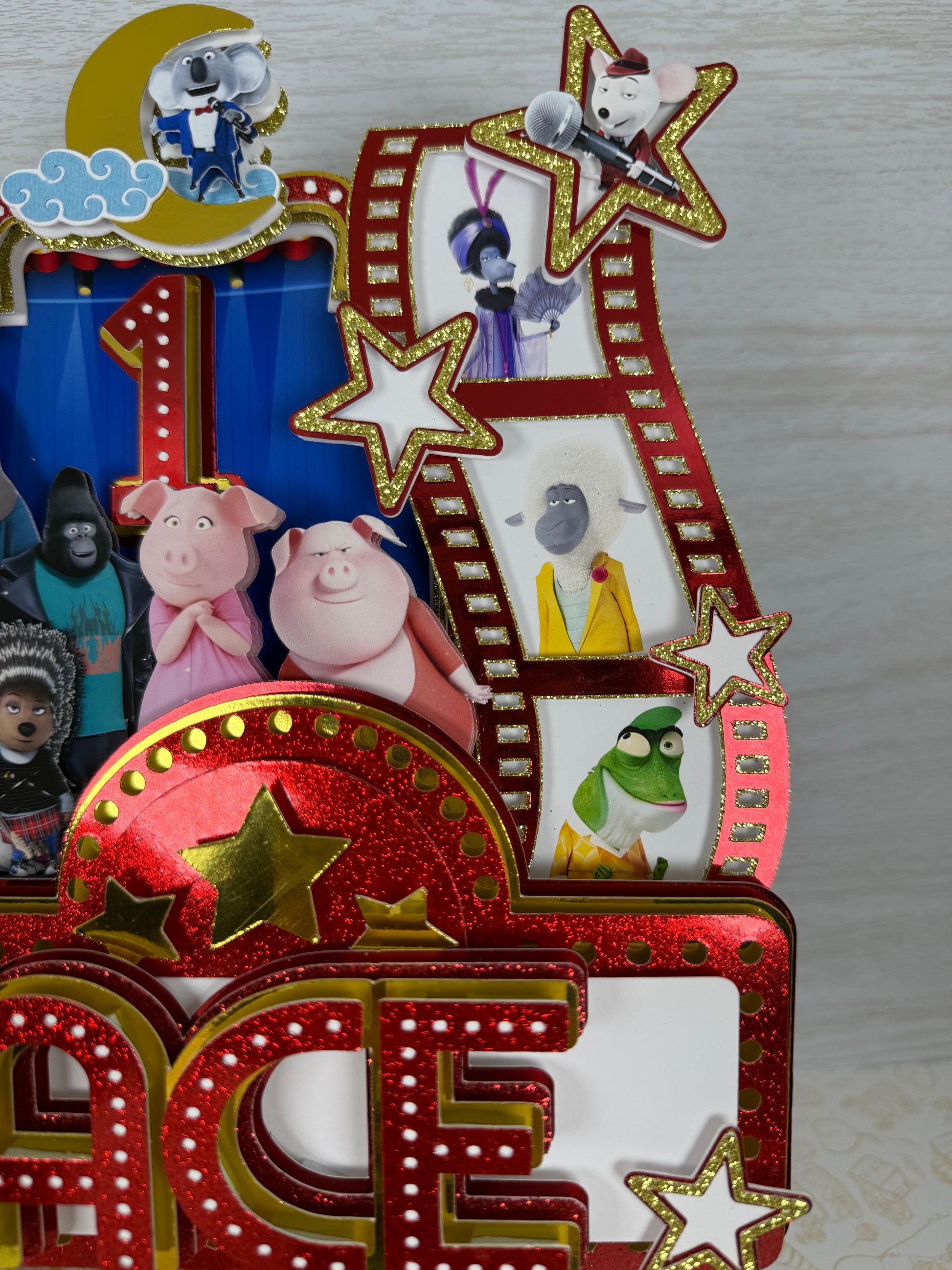Sing The Movie Cake Topper