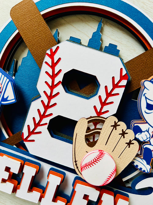 Baseball Cake Topper