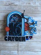 Michael Jordan cake topper