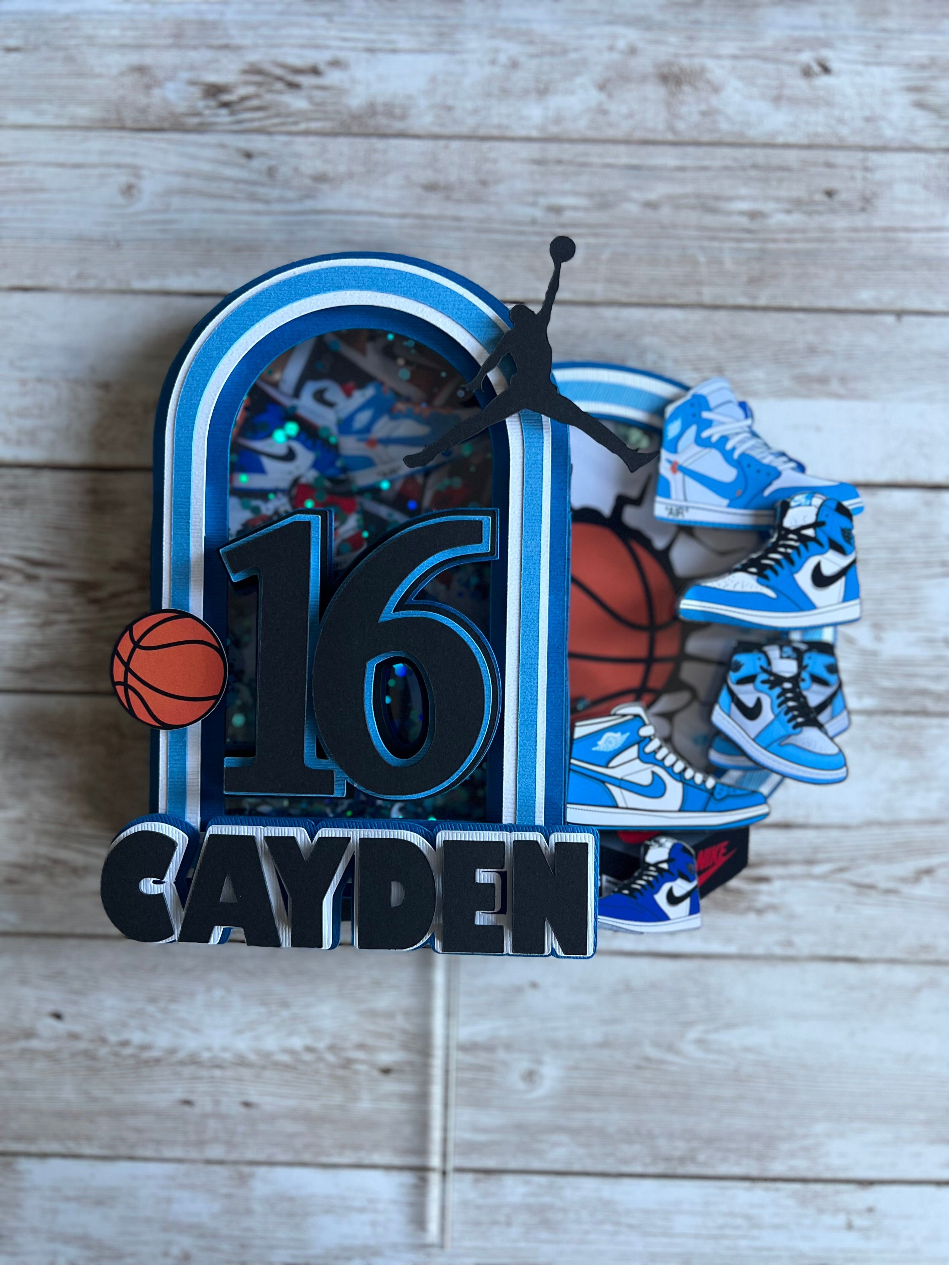 Michael Jordan cake topper