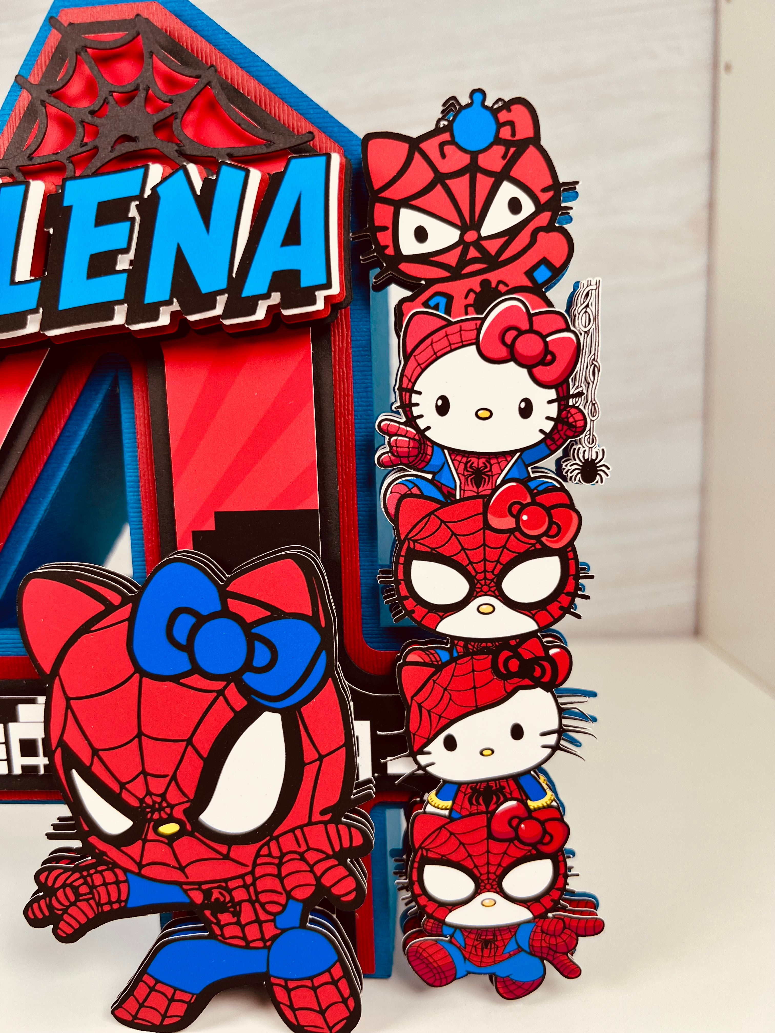Hello kitty spiderman
