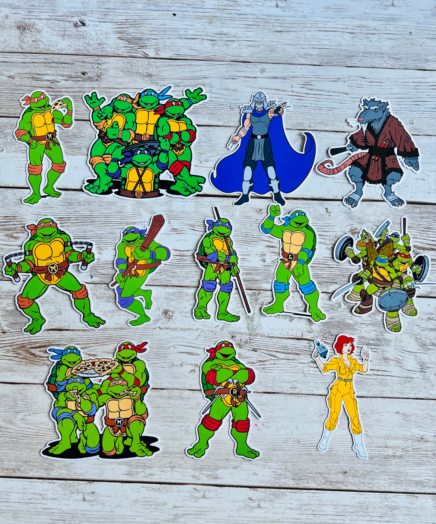 Teenage Mutant Ninja Turtles cupcake toppers