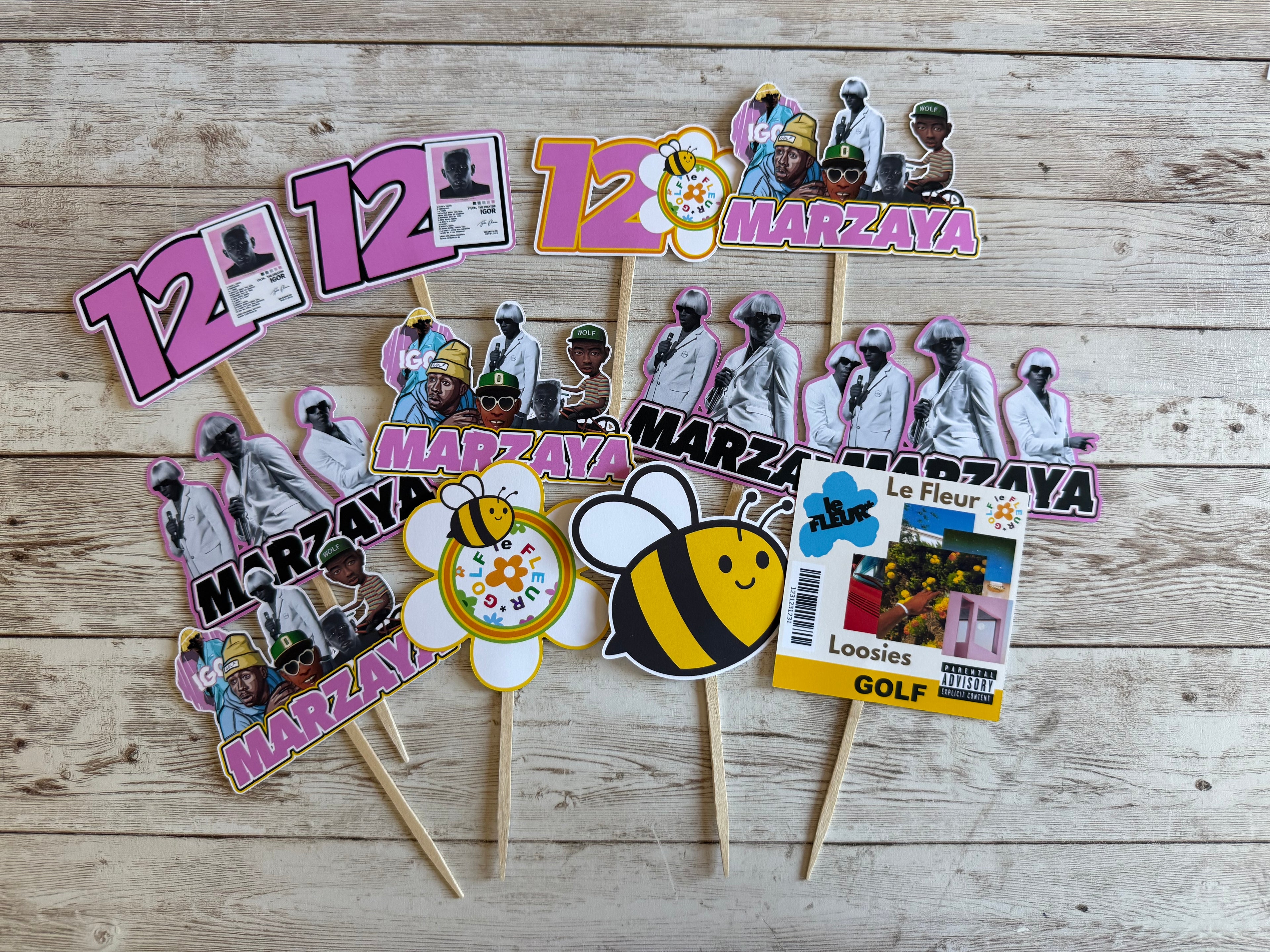 The Creator Mix Cupcake Toppers