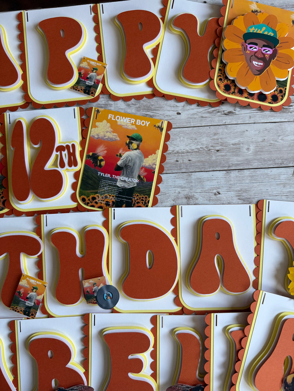 The Creator Flower Boy Birthday Banner