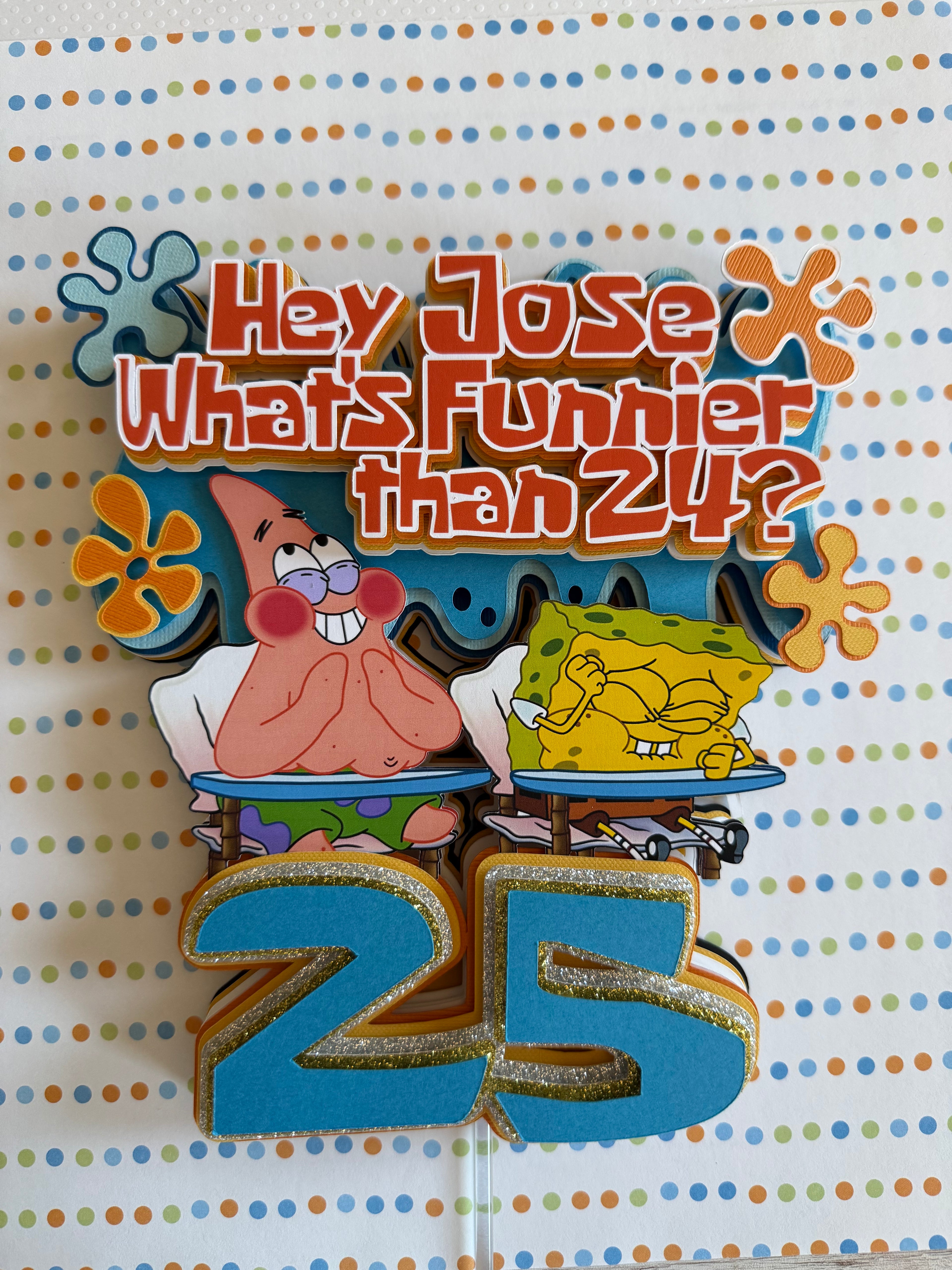What’s Funnier Than 24 Cake Topper