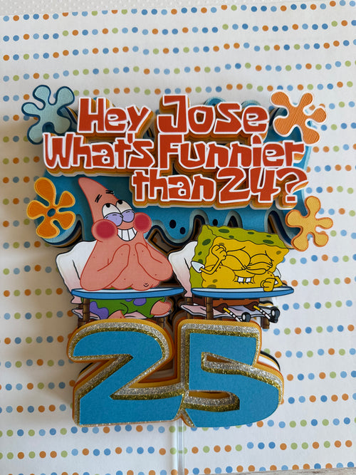 What’s Funnier Than 24 Cake Topper