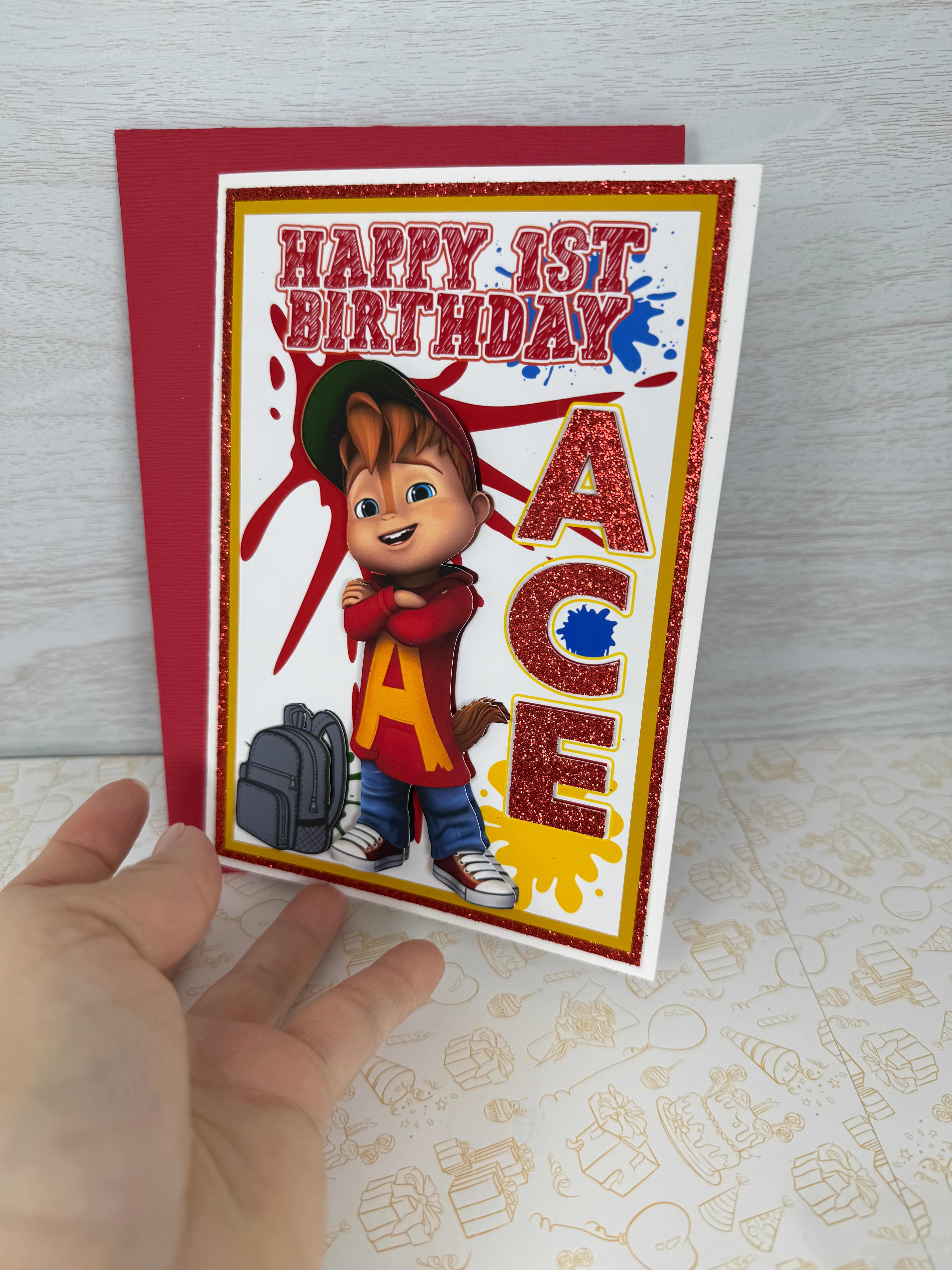 Alvin and the chipmunks card