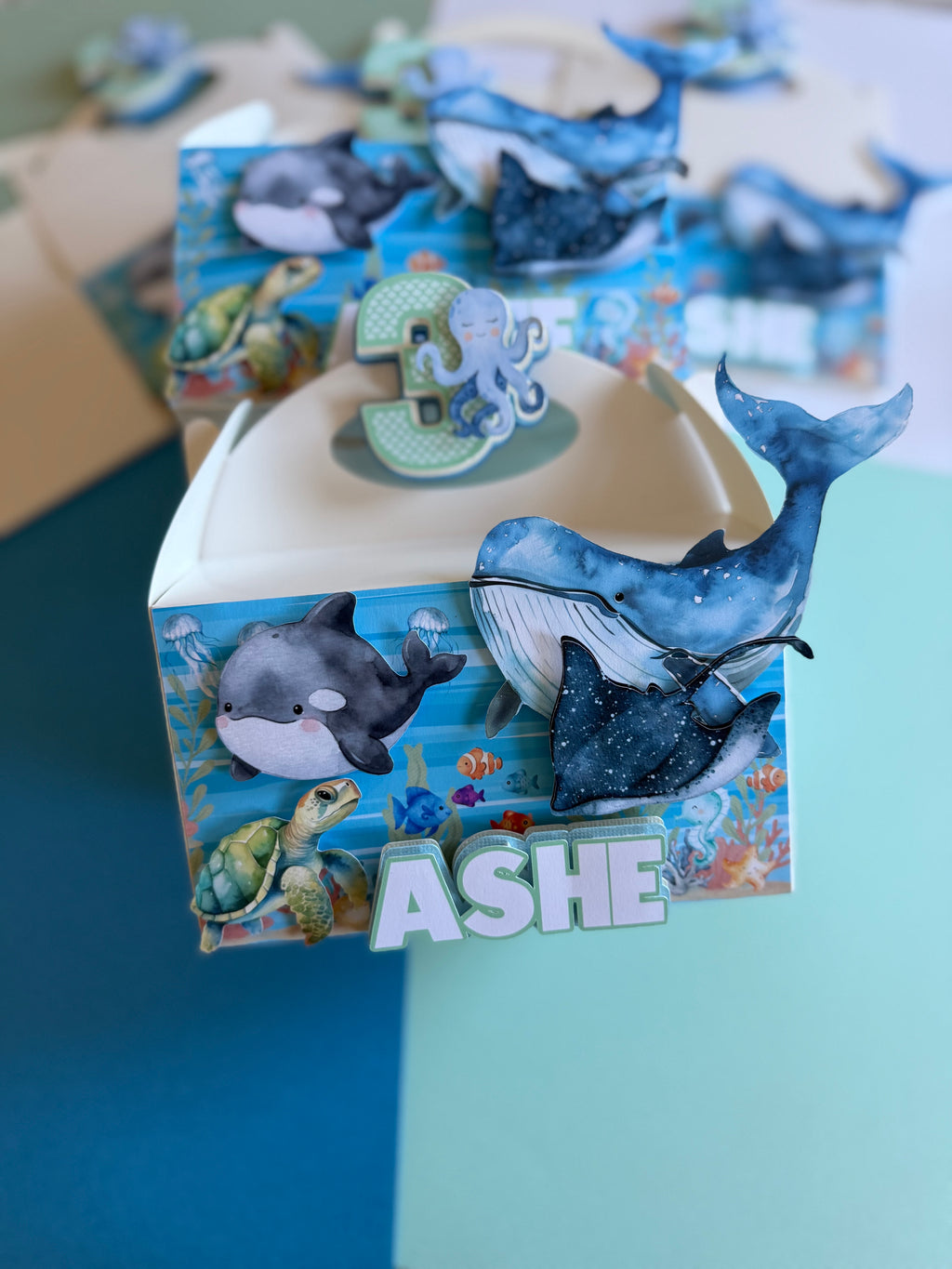 Under The Sea Favor Boxes
