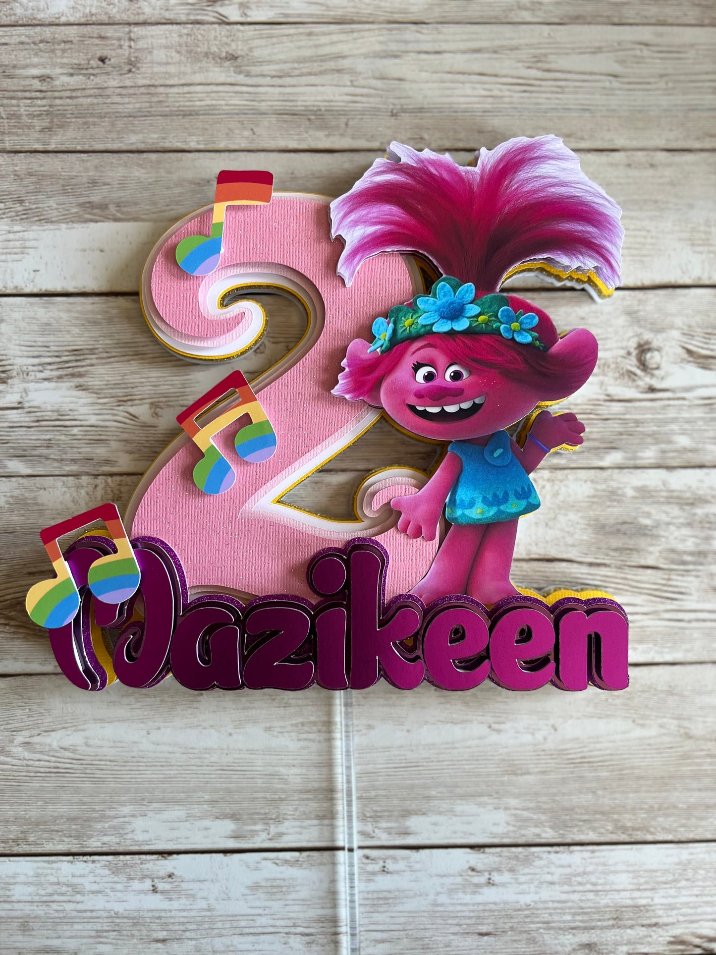 Trolls Cake Topper