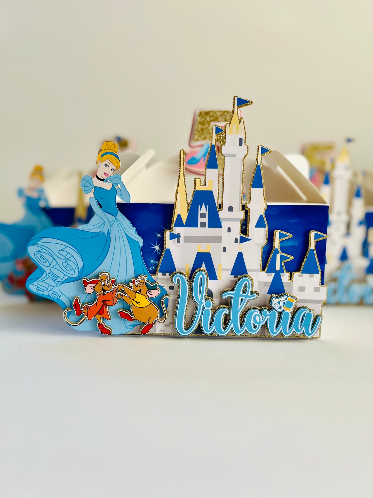 Princess Cinderella favor boxes