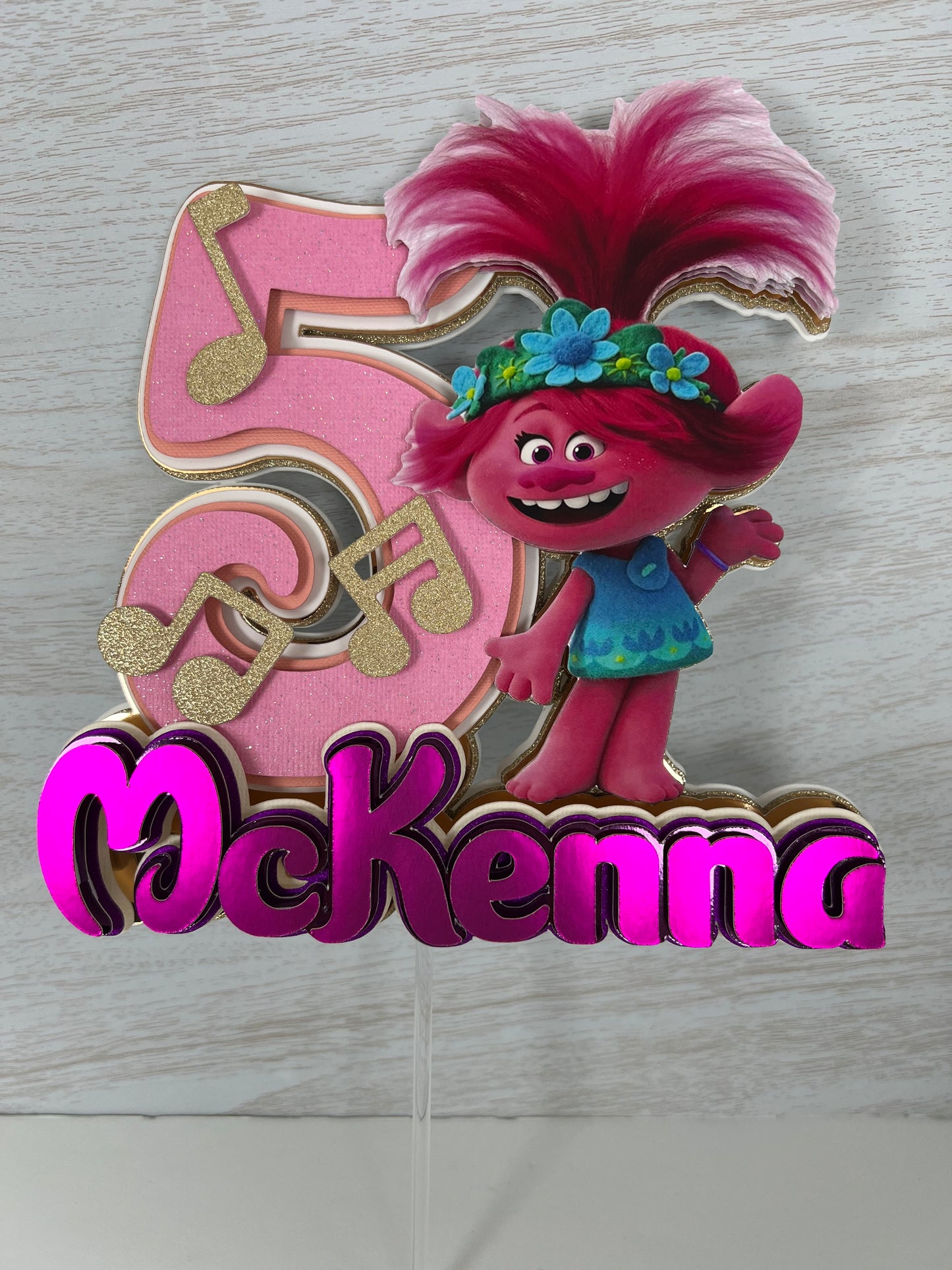 Trolls Cake Topper