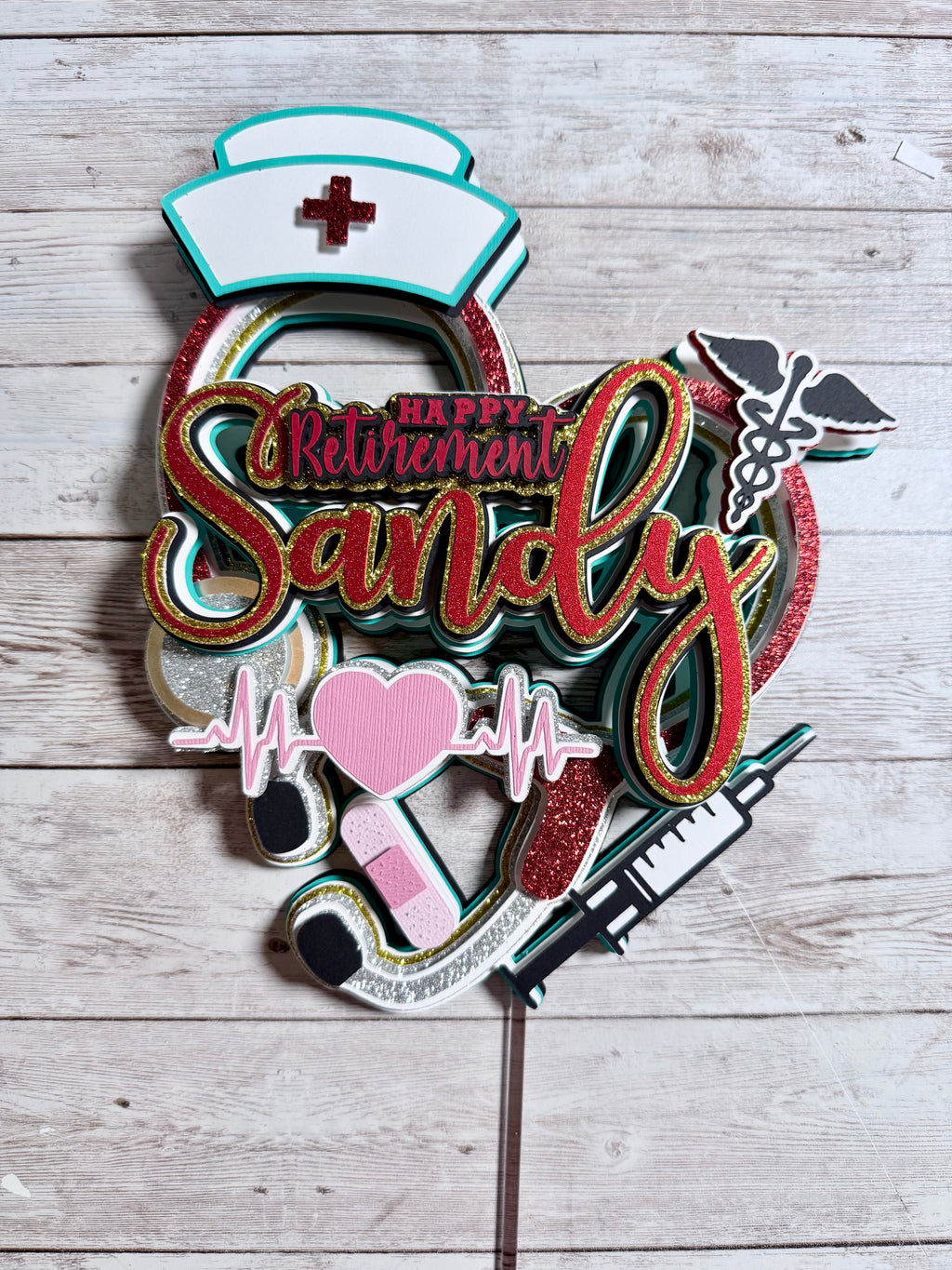 nurse cake topper