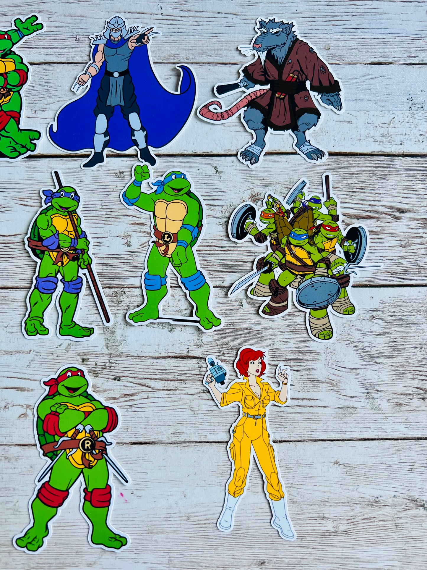 TMNT CUPCAKE TOPPERS