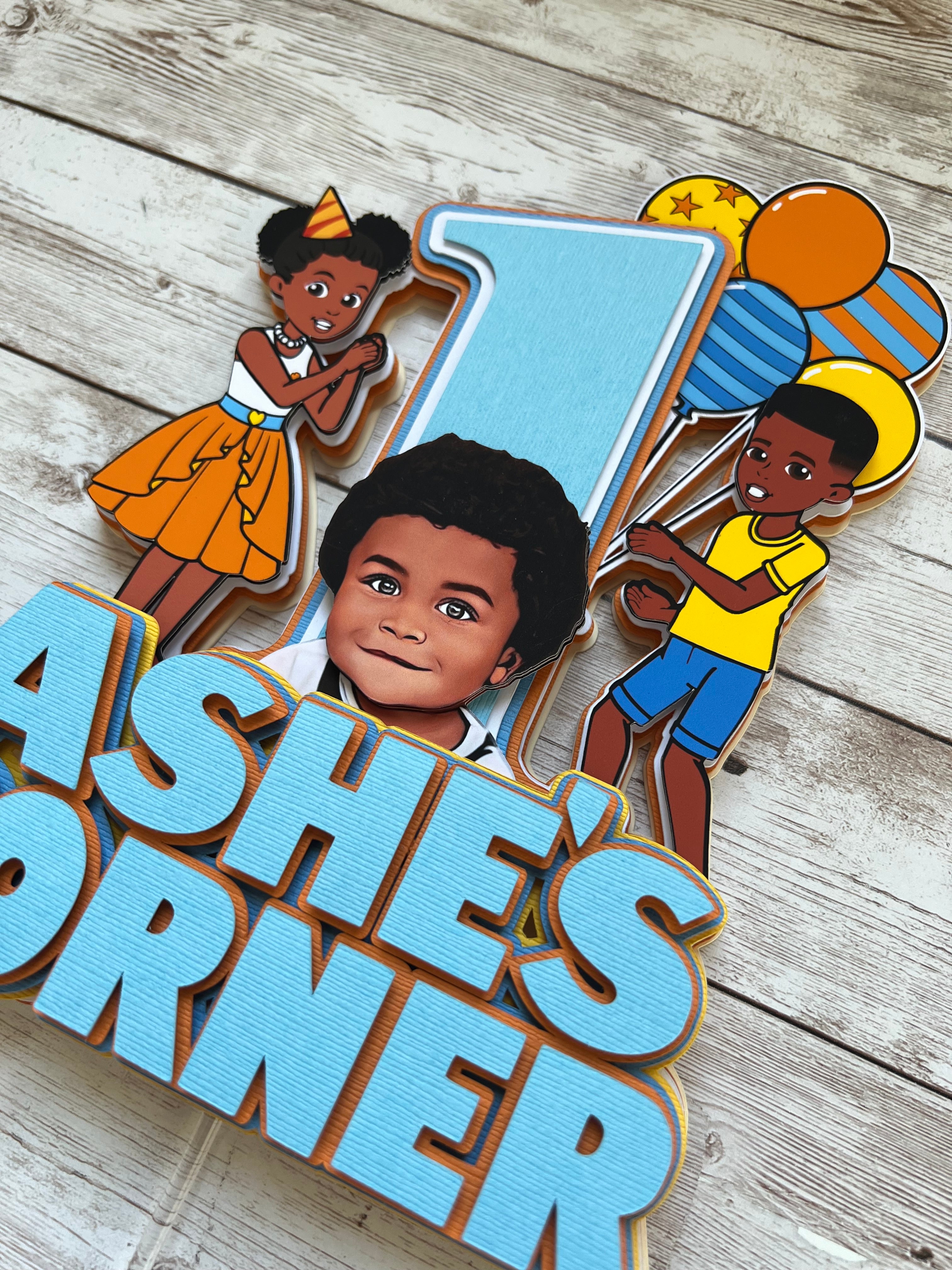 Gracie's corner cake topper