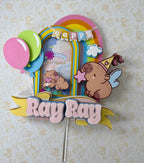 Capybara cake topper