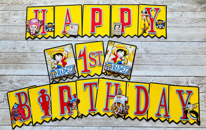 One Piece Birthday Banner