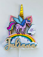 Unicorn cake topper