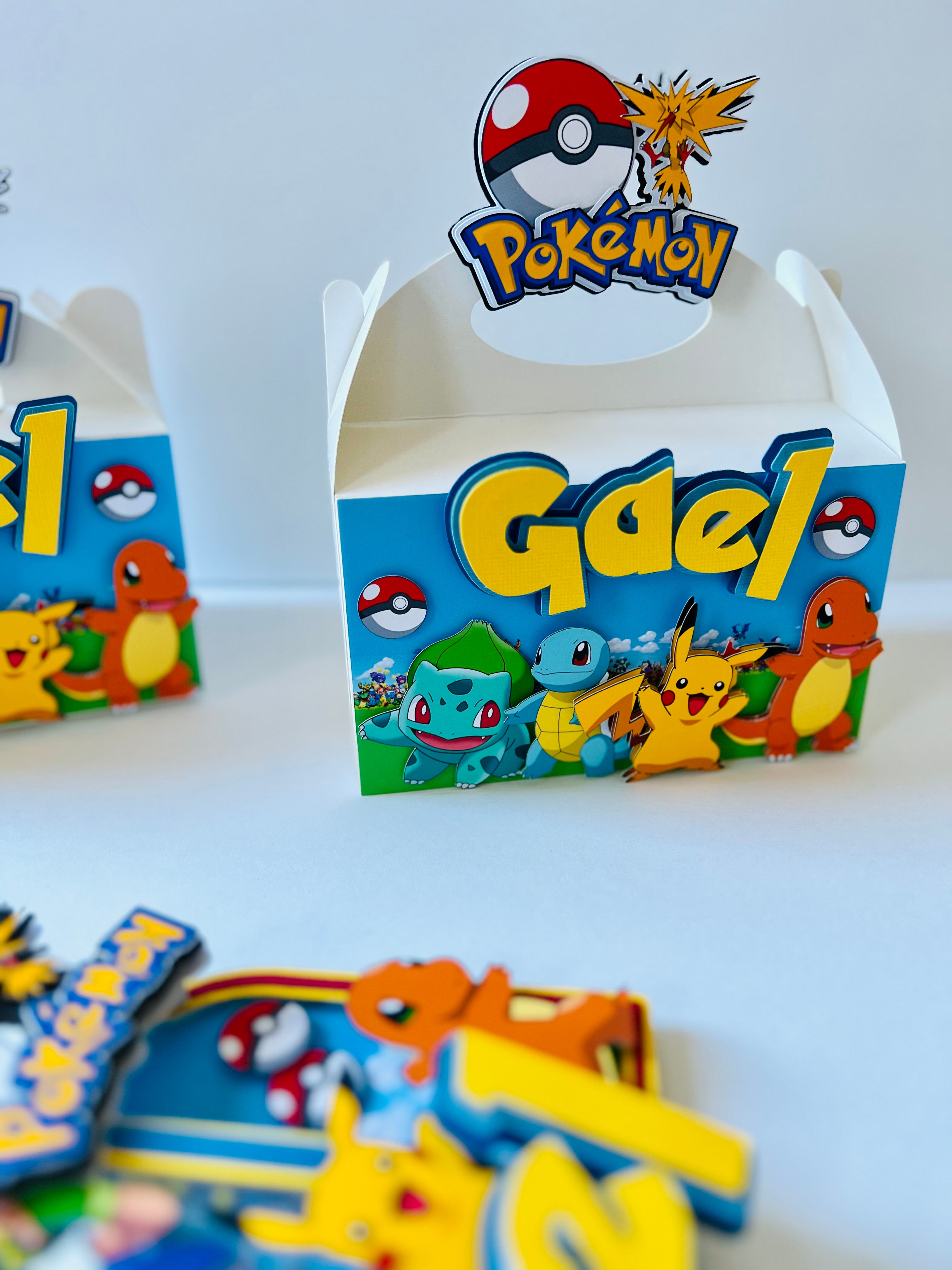 Pokemon favor boxes