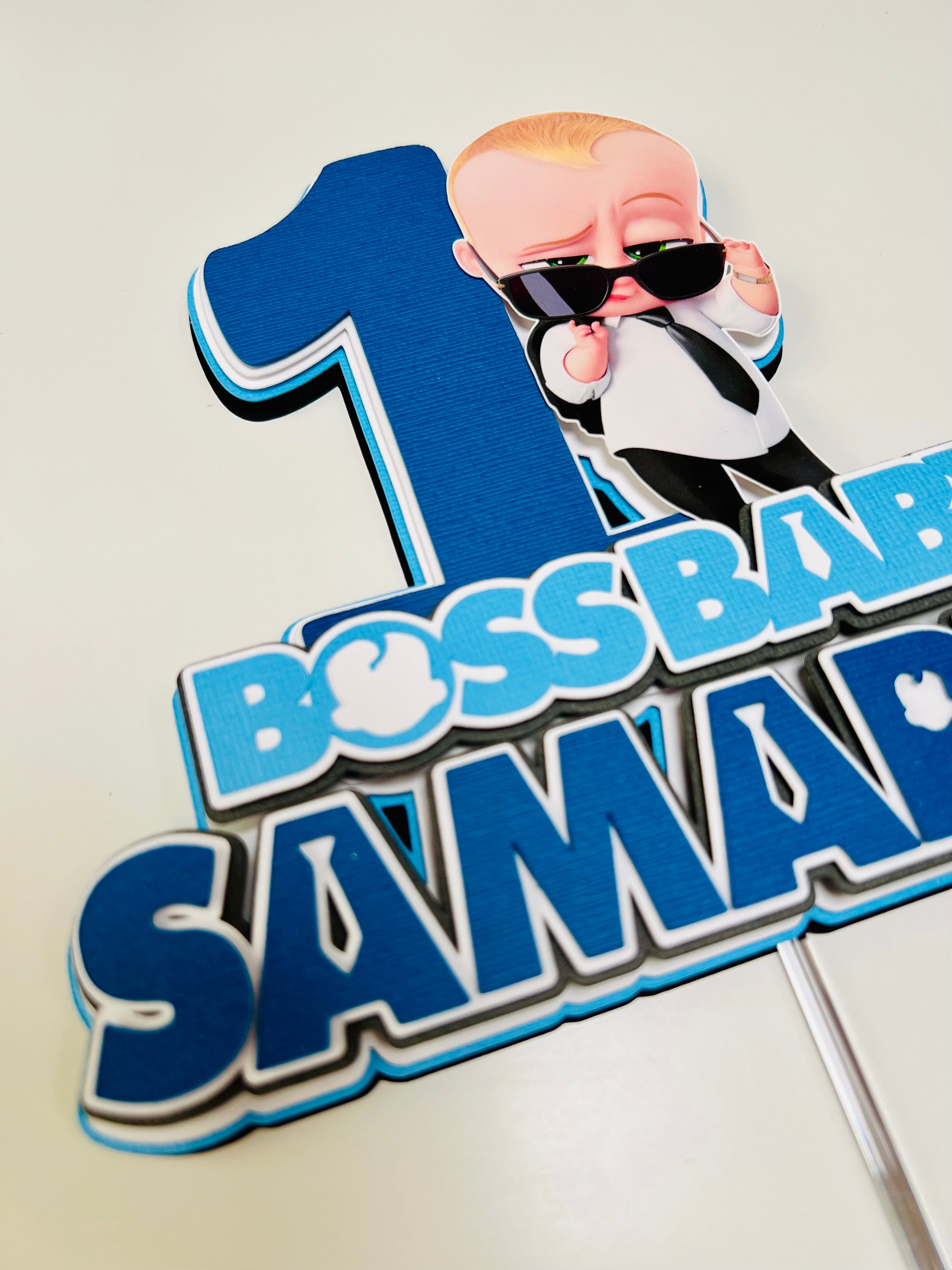 boss baby cake topper