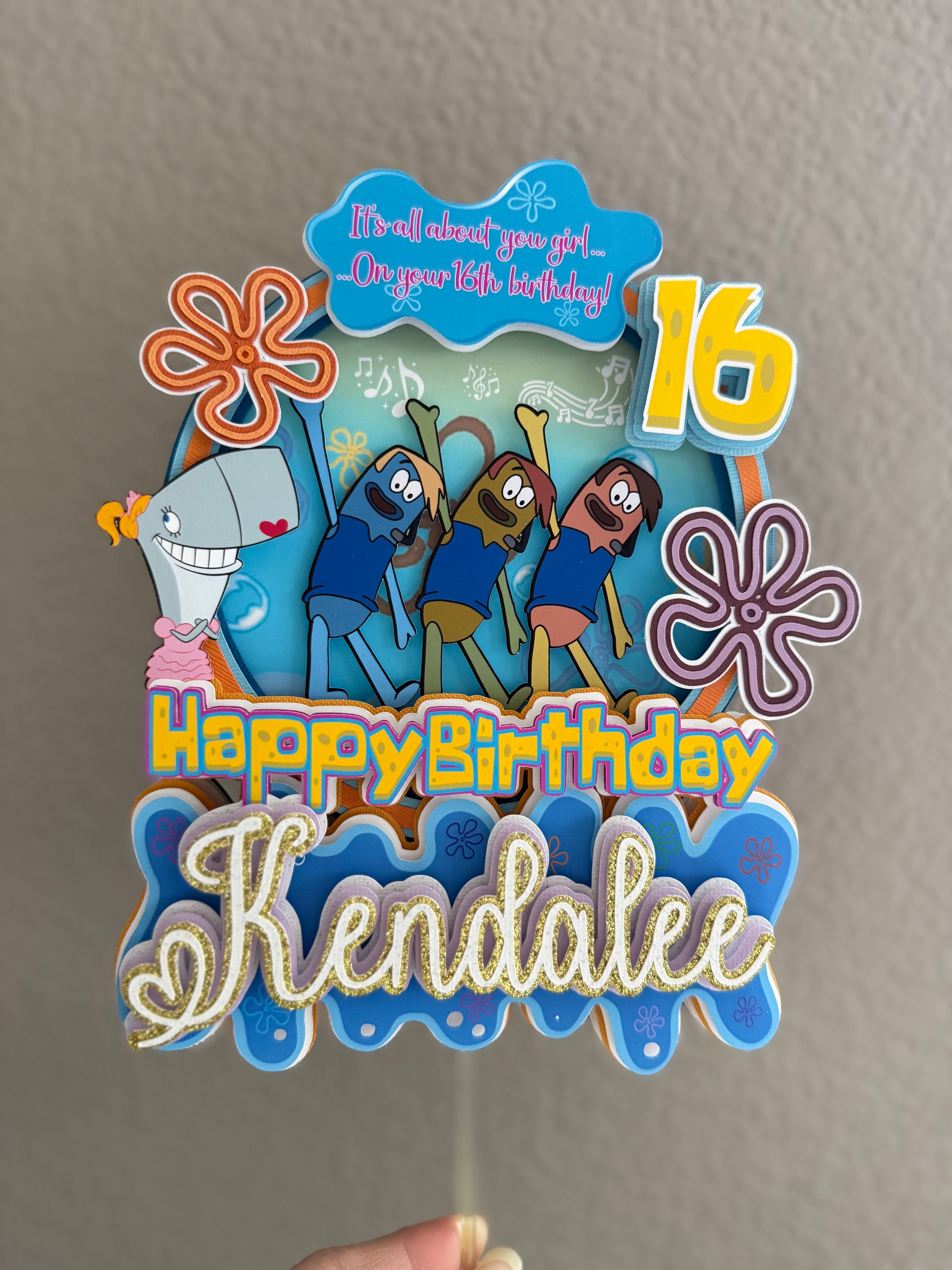 Boys Who Cry Cake Topper