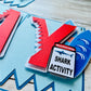 shark birthday banner