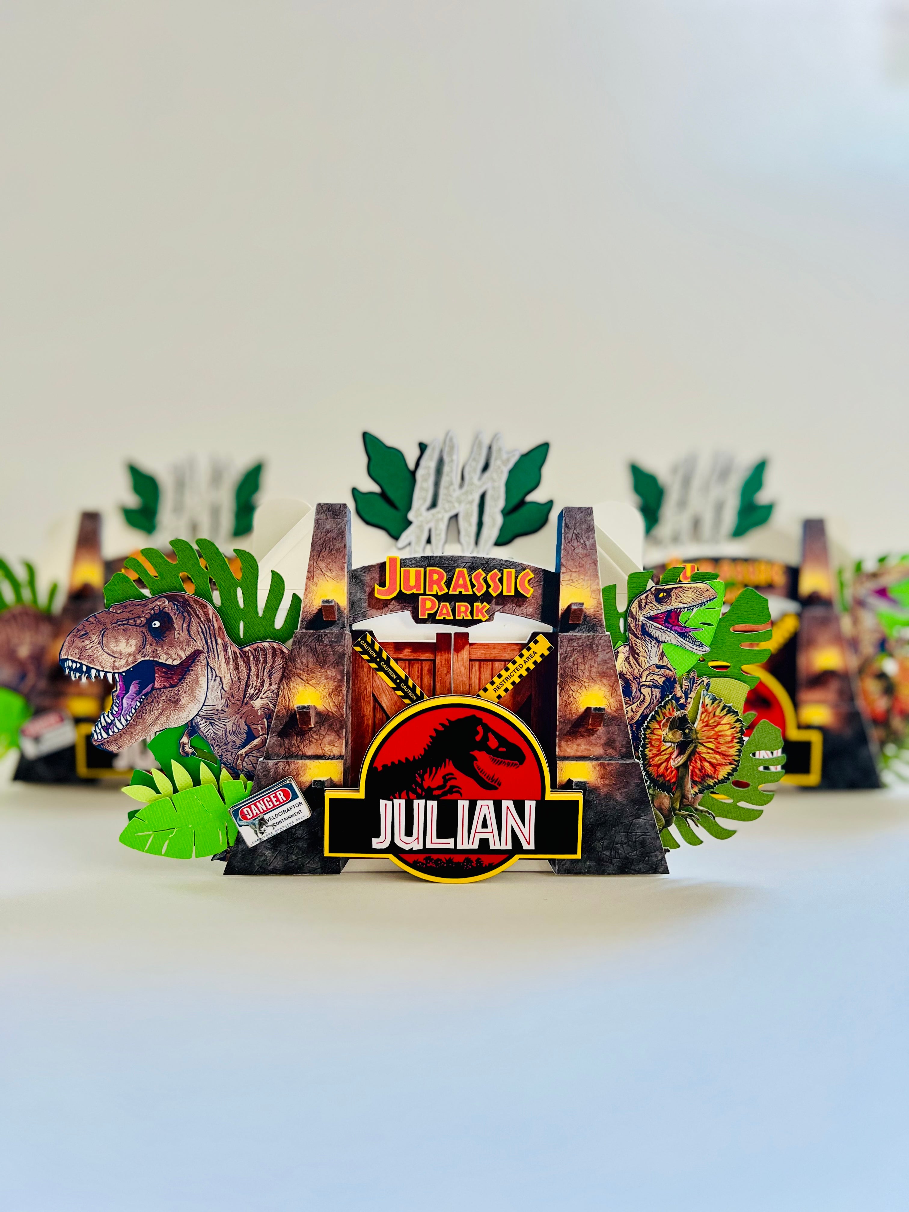 Jurassic Park birthday decor