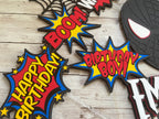 Spiderman Cake Toppers Set