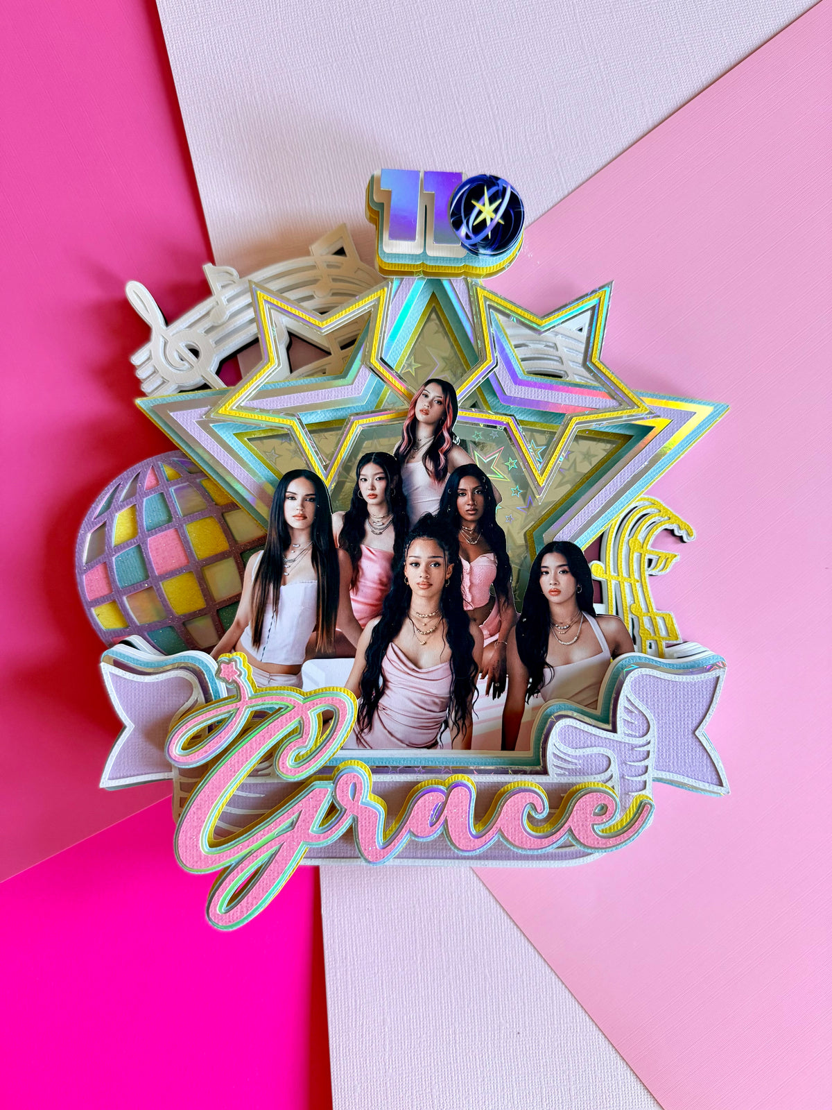 Katseye Cake Topper Yoryina Creations katseye-cake-topper-yoryina-creations