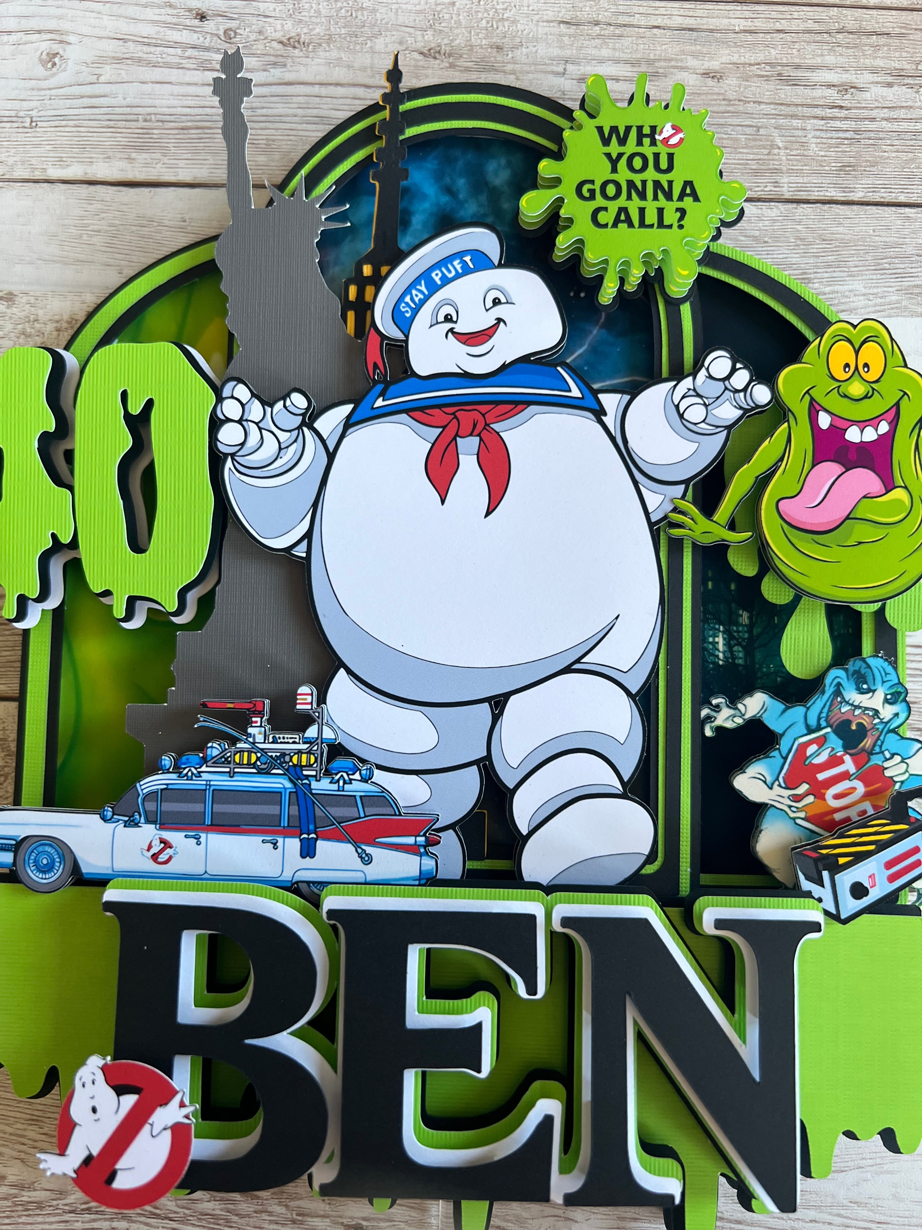 Ghosts Hunters Cake Topper