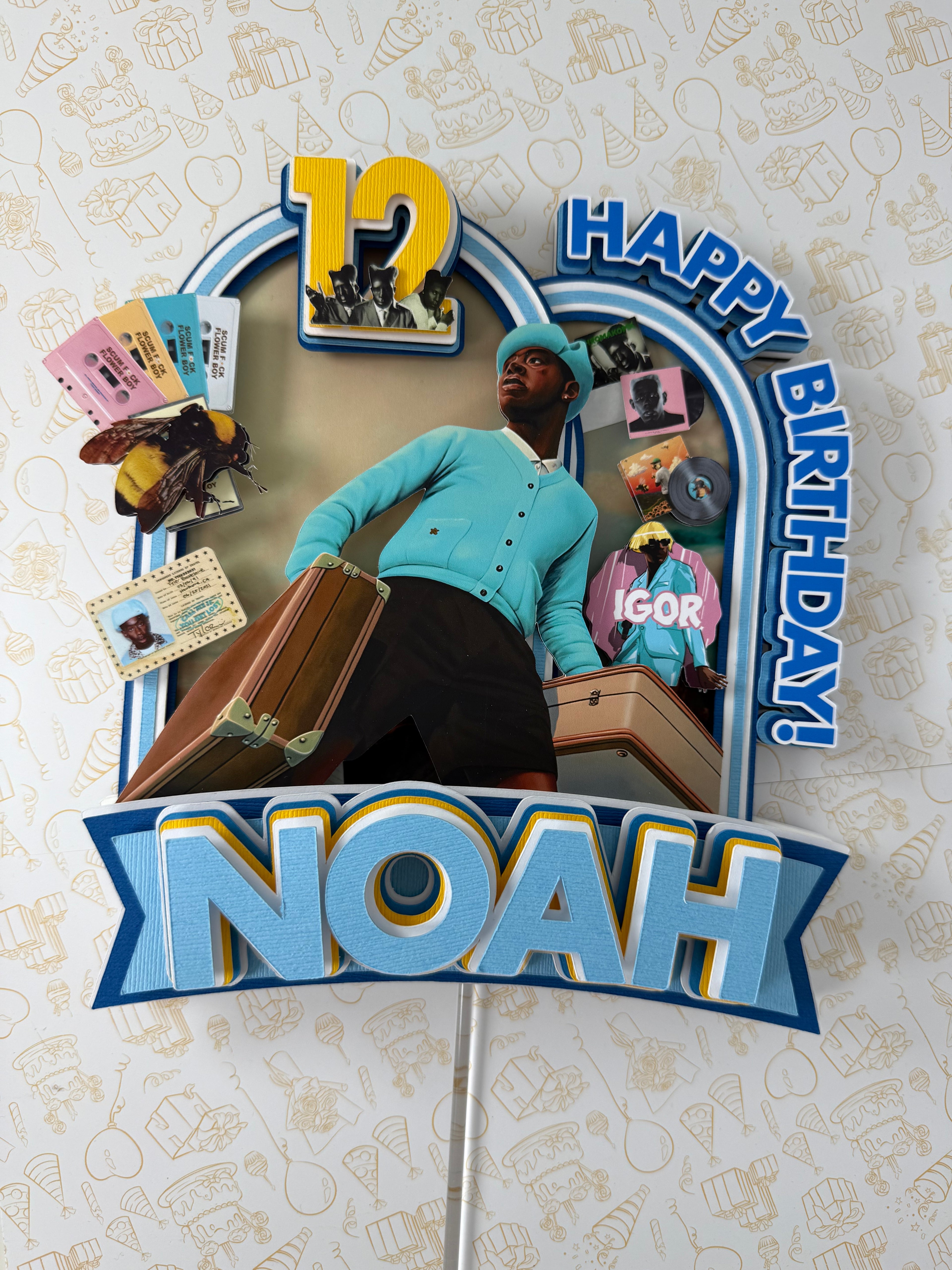 TYLER THE CREATOR CAKE TOPPER