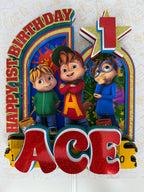 Alvin and the chipmunks cake topper