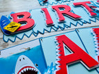 jaws birthday banner