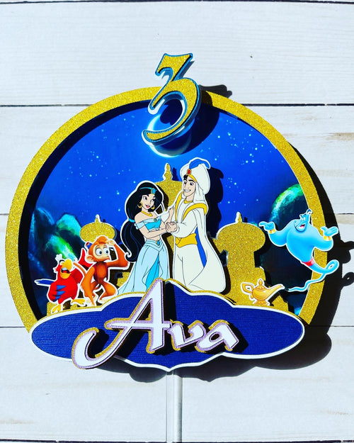 Aladdin cake topper