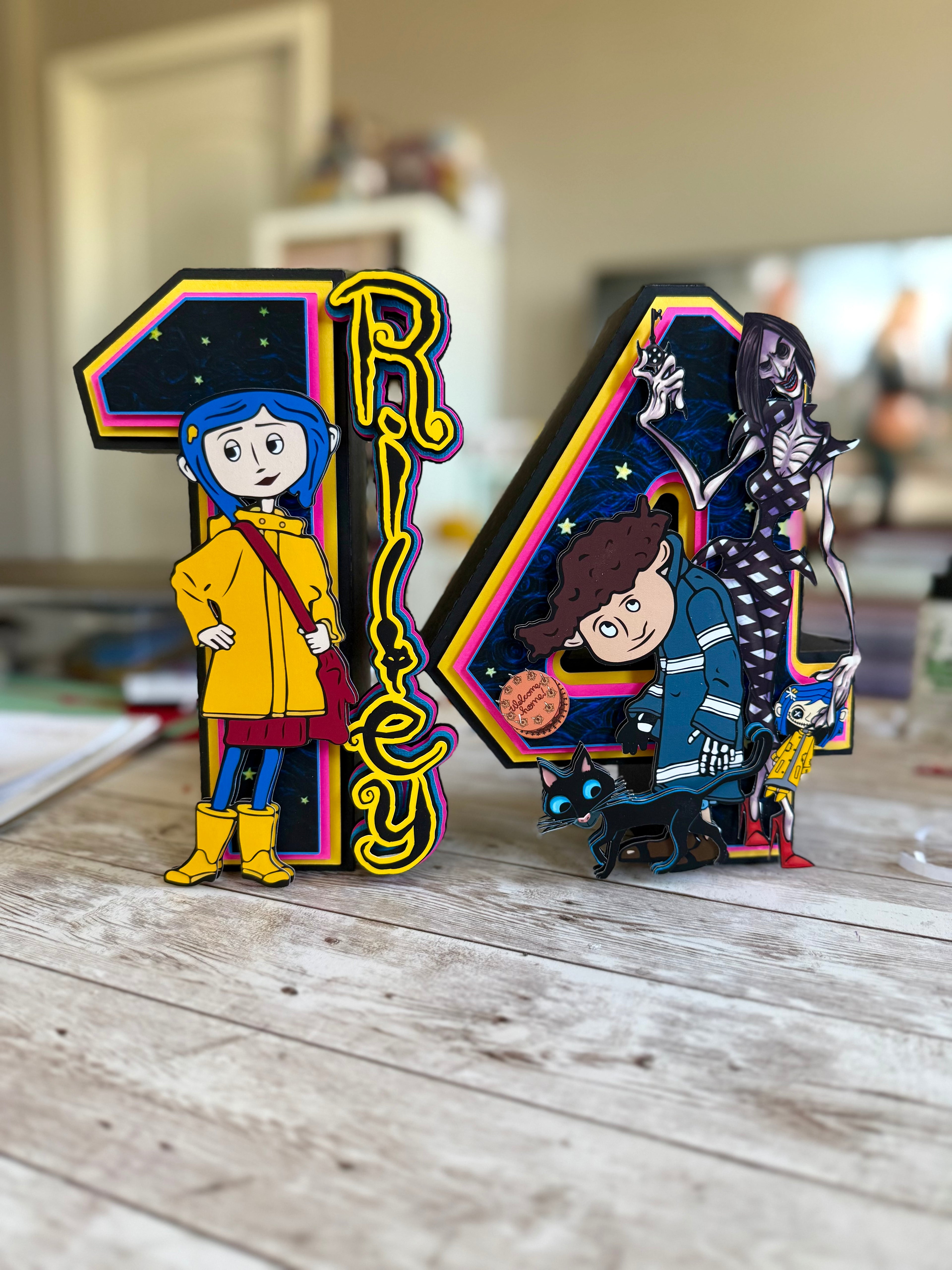 Coraline 3D Numbers