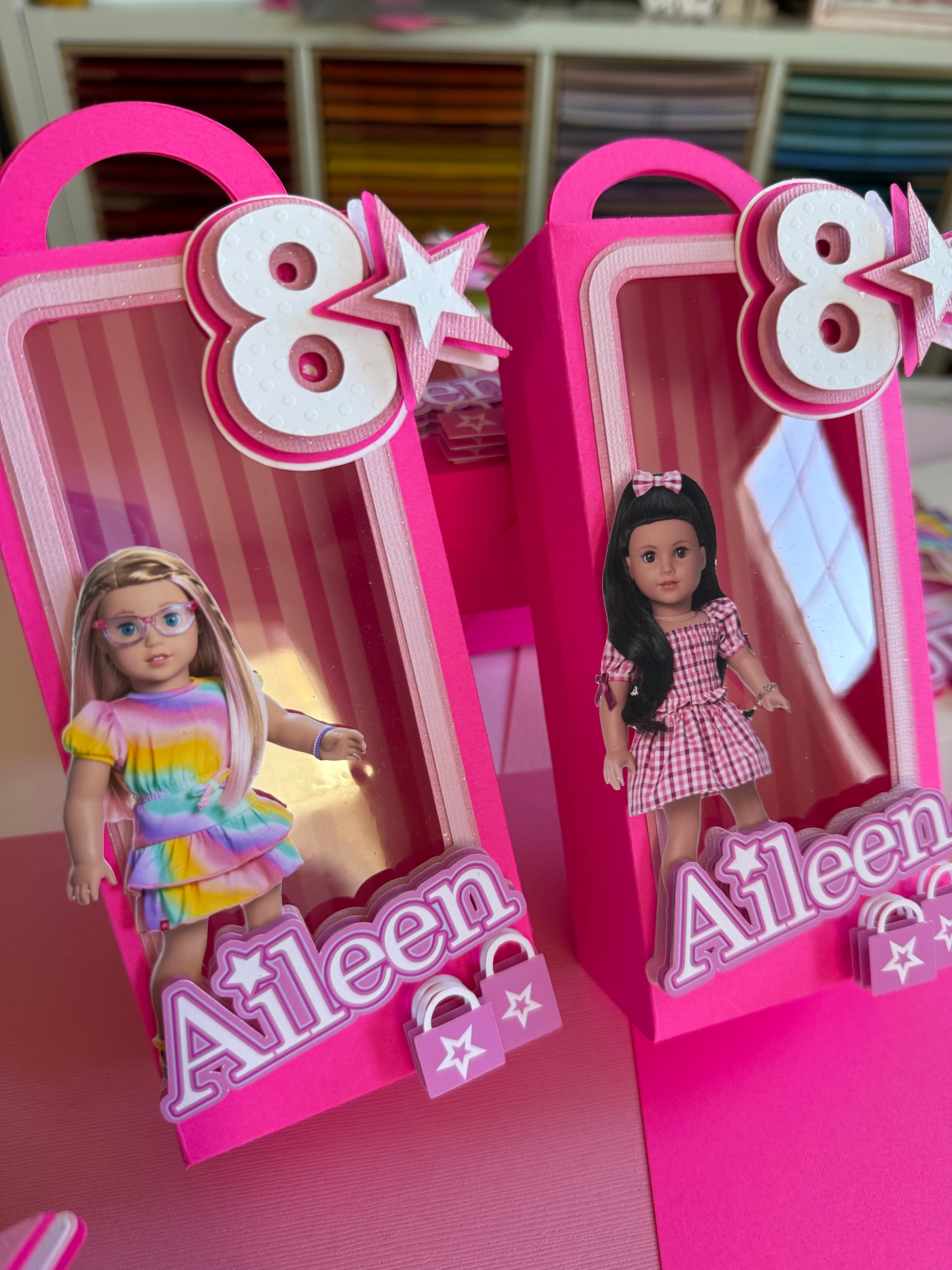 American Girl Favor Boxes