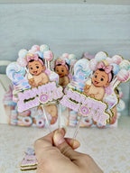 Sweet one cupcake toppers