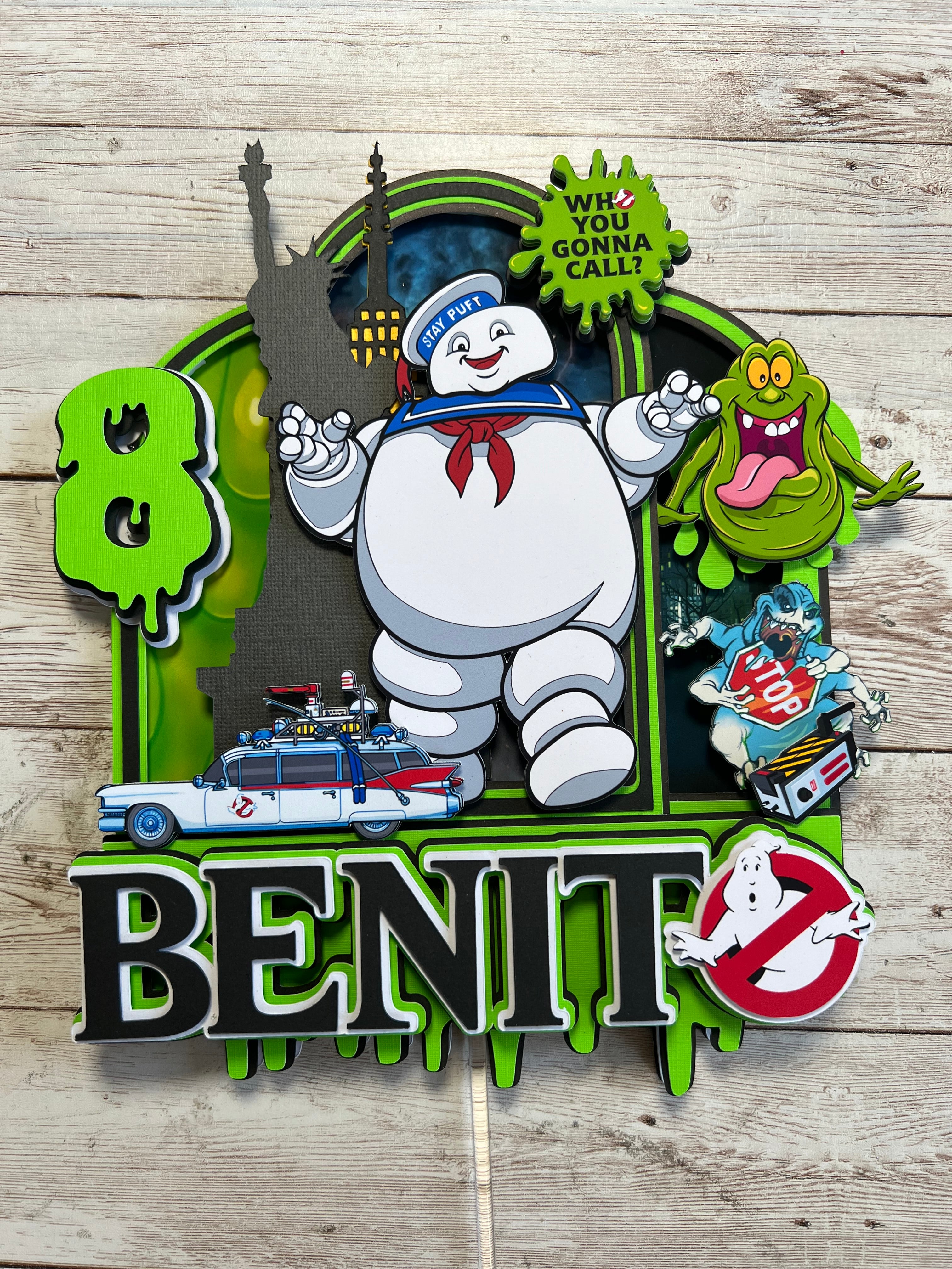 Ghostbusters Cake Topper