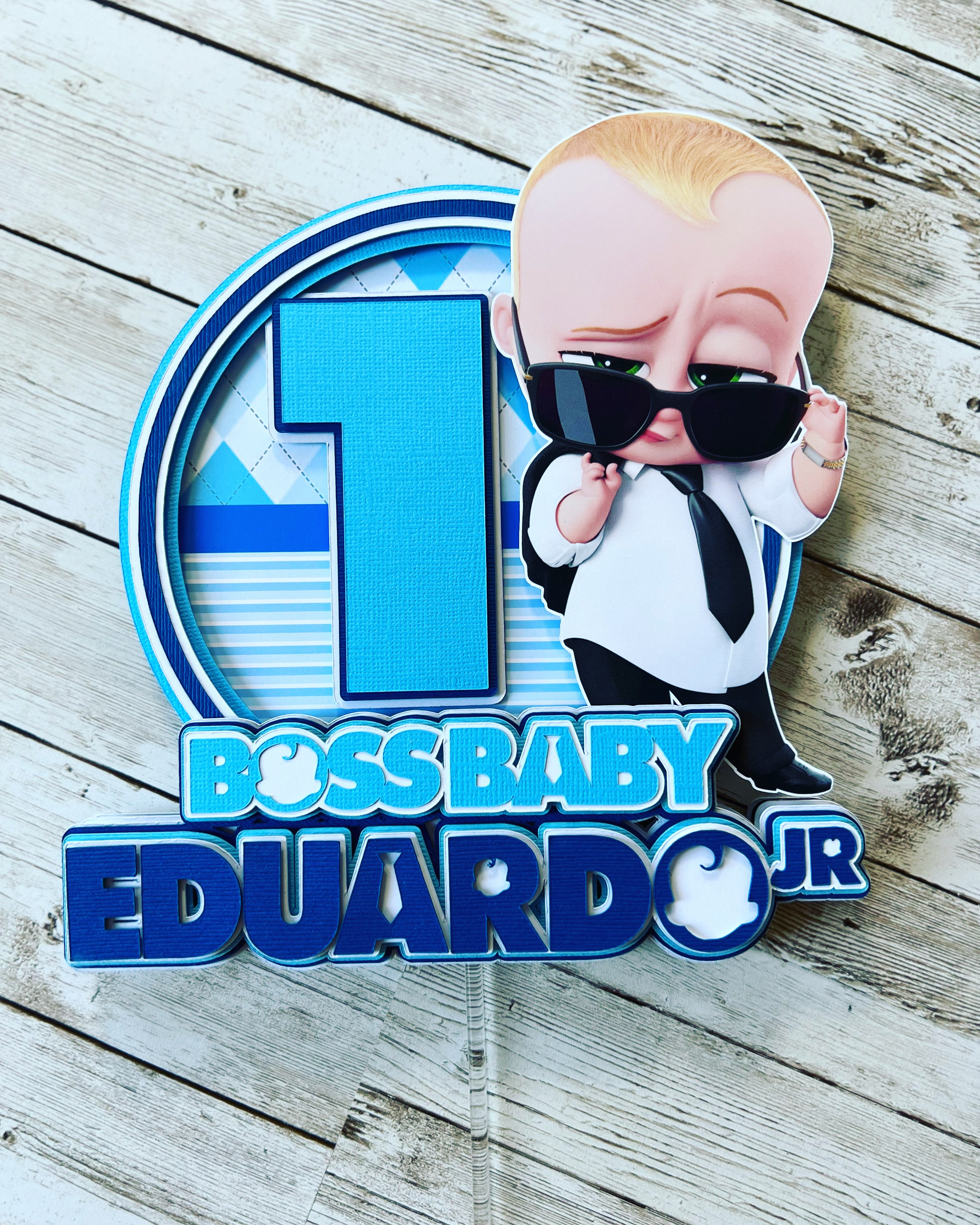boss baby cake topper