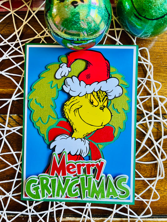 Merry Grinchmas card