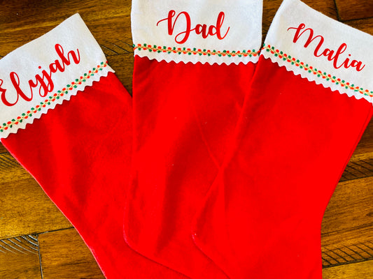 Personalized Christmas Stockings 